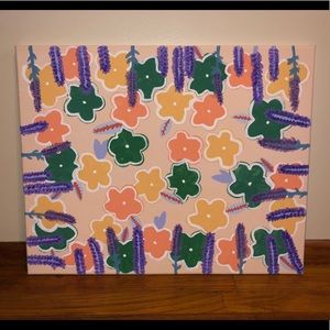 Acrylic Flower Painting